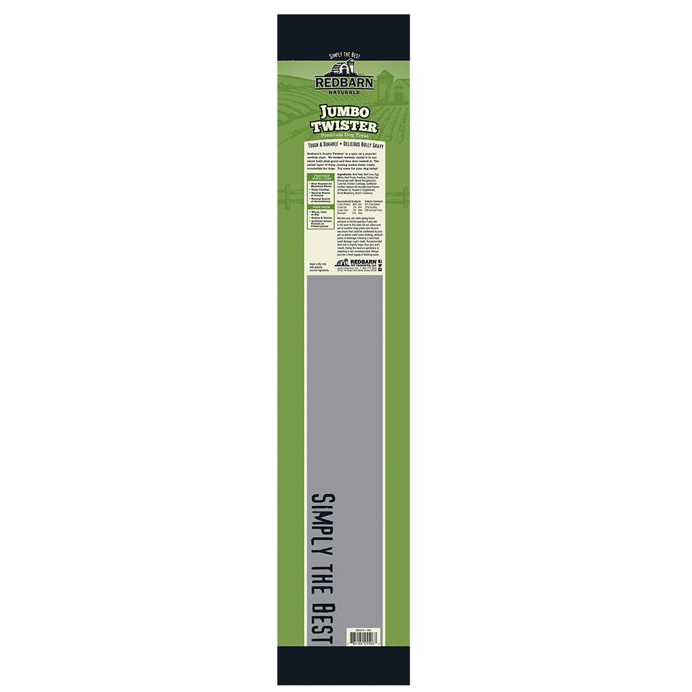 Redbarn Jumbo Twister Natural Dog Chew