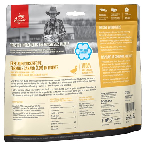 Orijen Free-Run Duck Freeze-Dried Dog Treats