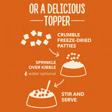 Acana Ranch Raised Beef Recipe Freeze Dried Dog Food Patties, 14oz