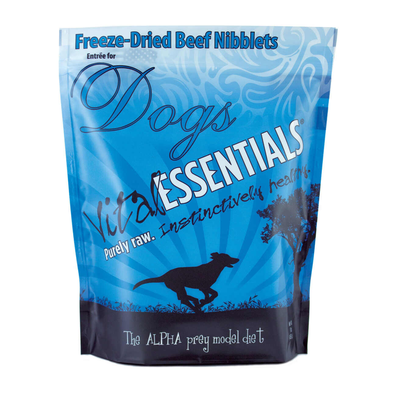 Vital Essentials Freeze-Dried Beef Nibblets Dog Food, 1-lb Bag