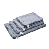 HuggleHounds HuggleFleece Mat Dog Bed, Grey