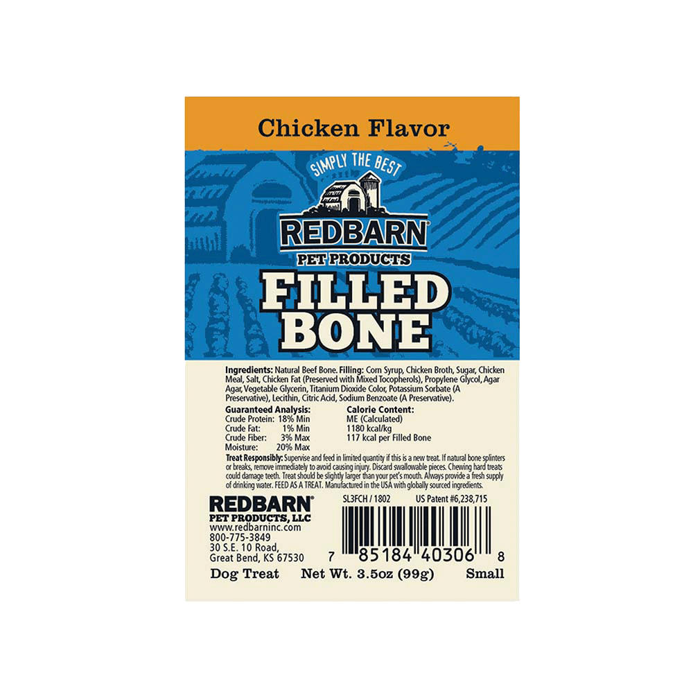 Redbarn Large Chicken Filled Bone For Dogs