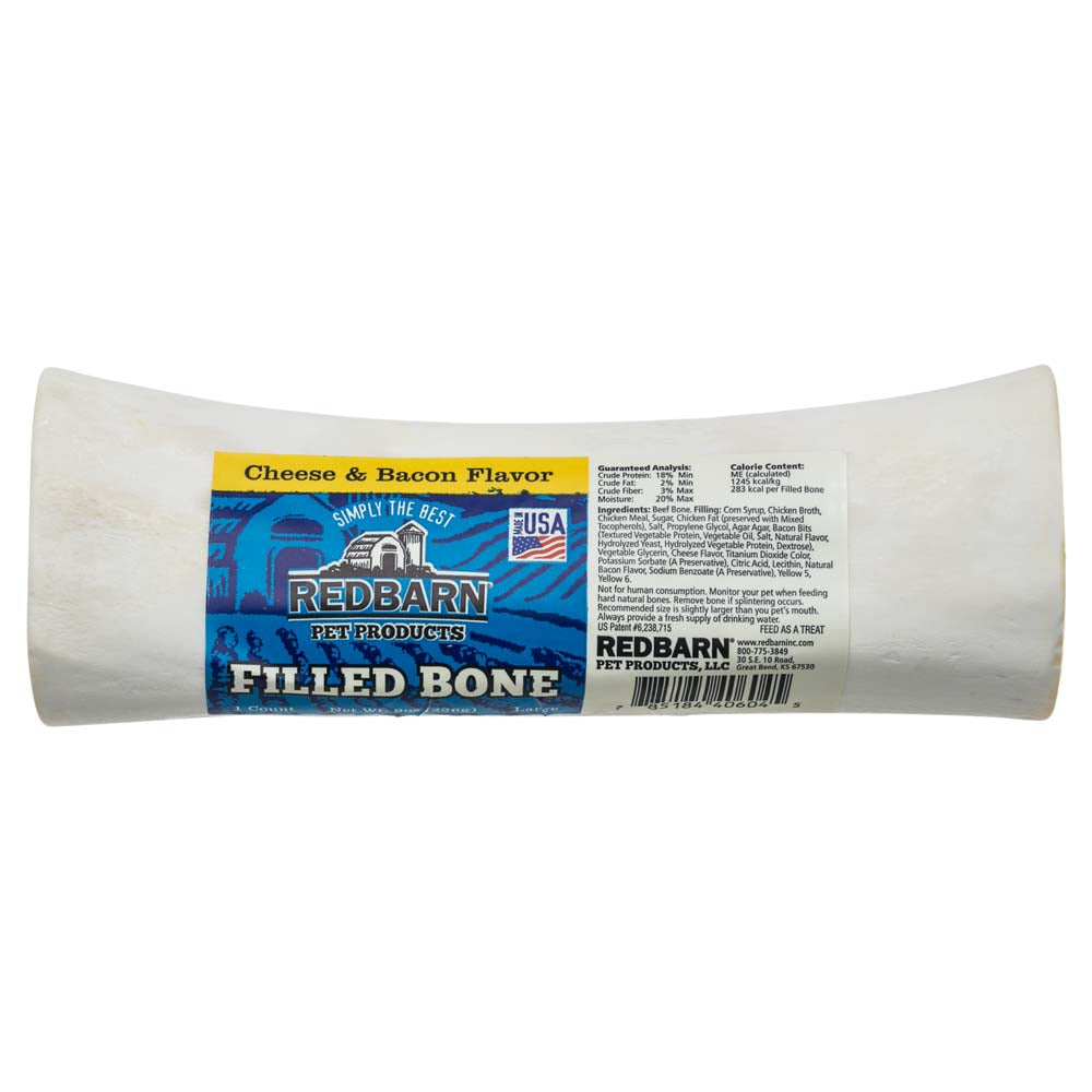 Redbarn Large Cheese & Bacon Filled Bone For Dogs