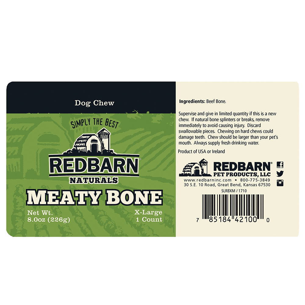 Redbarn Meaty Bones – White Dog Bone