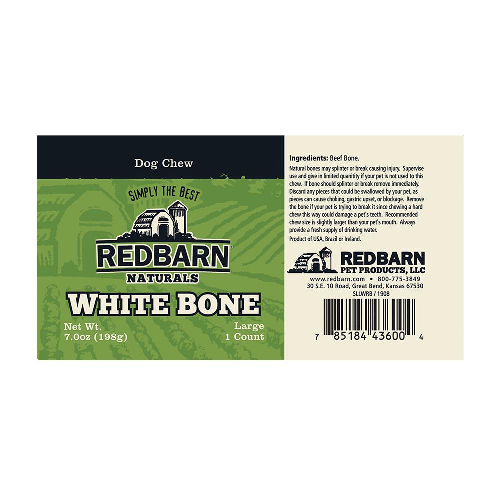 Redbarn White Beef Femur Bone
