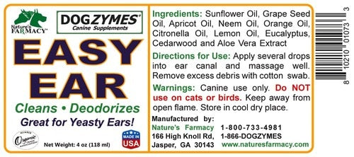 Nature's Farmacy Dogzymes Easy Ear Remedy For Dogs, 2oz