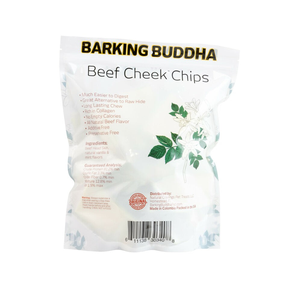 Barking Buddha Vanilla Mint Beef Cheek Chips, 1lb