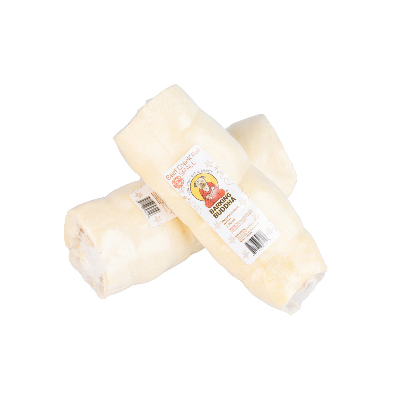 Barking Buddha Beef Cheek Roll Chew For Dogs, Small