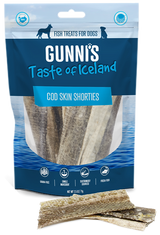Gunni's Taste of Iceland Cod Skins Shorties Dog Treats, 2.5oz