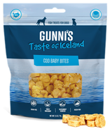 Gunni's Taste of Iceland Cod Baby Bites Dog Treats, 2.5oz