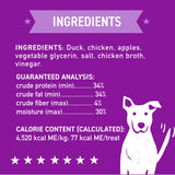 Cloud Star Wag More Bark Less Grain Free Duck & Apple Jerky Dog Treats, 10oz