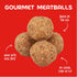 Cloud Star Wag More Bark Less Meat Balls Grain Free Soft & Chewy Dog Treats with Real Beef, 14oz