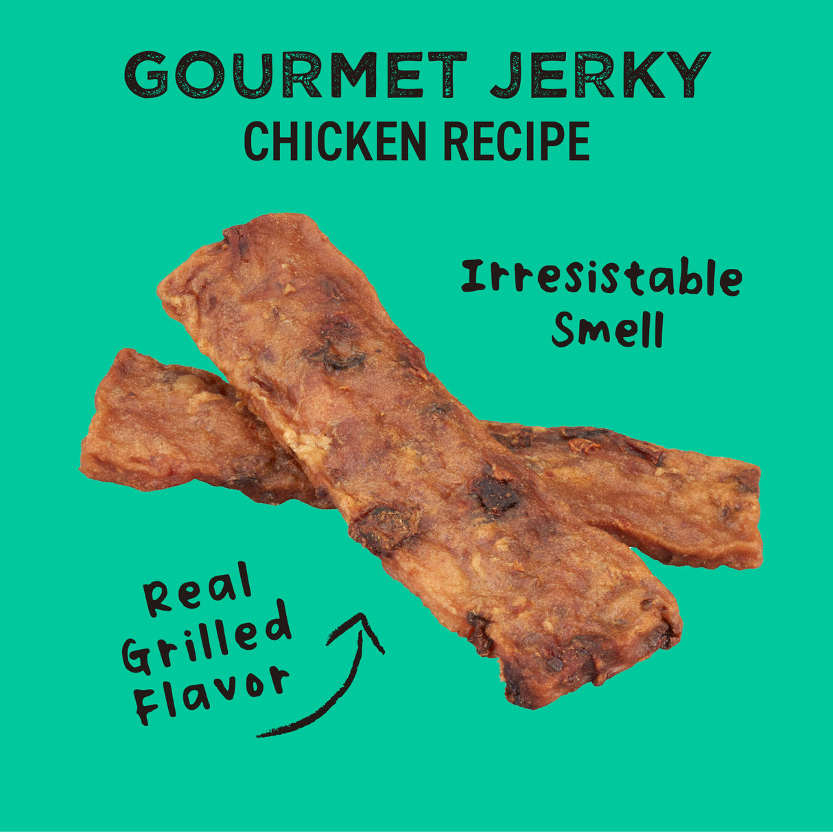 Cloud Star Wag More Bark Less K.C. Style BBQ Chicken Recipe Jerky Dog Treats, 10oz