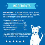 Cloud Star Wag More Bark Less Oven Baked Dog Treats with Bacon, Cheese & Apples