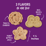 Cloud Star Wag More Bark Less Grain Free Oven Baked Dog Treats, Assorted Flavors 14oz