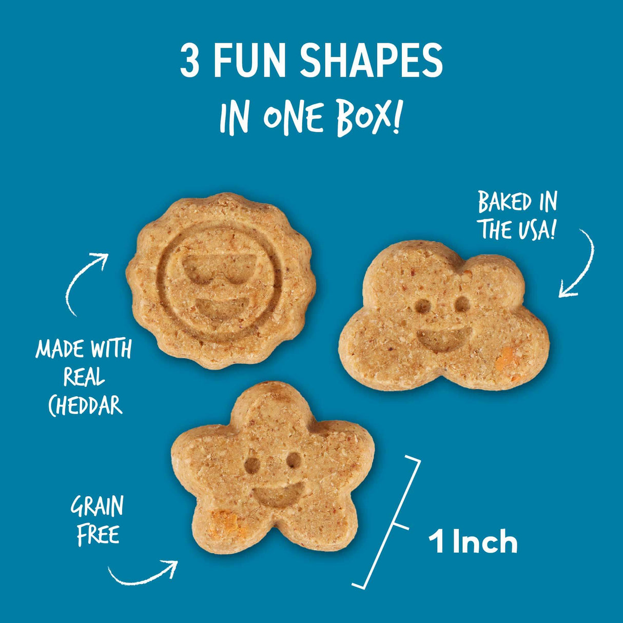 Cloud Star Wag More Bark Less Grain Free Soft & Chewy Dog Treats with Smooth Aged Cheddar, 5oz