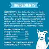 Cloud Star Wag More Bark Less Grain Free Soft & Chewy Dog Treats with Smooth Aged Cheddar, 5oz