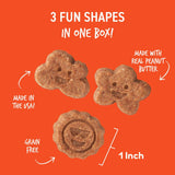 Cloud Star Wag More Bark Less Grain Free Soft & Chewy Dog Treats with Peanut Butter & Apples, 5oz