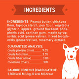 Cloud Star Wag More Bark Less Grain Free Soft & Chewy Dog Treats with Peanut Butter & Apples, 5oz