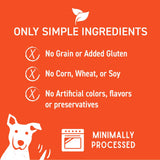 Cloud Star Wag More Bark Less Grain Free Soft & Chewy Dog Treats with Peanut Butter & Apples, 5oz