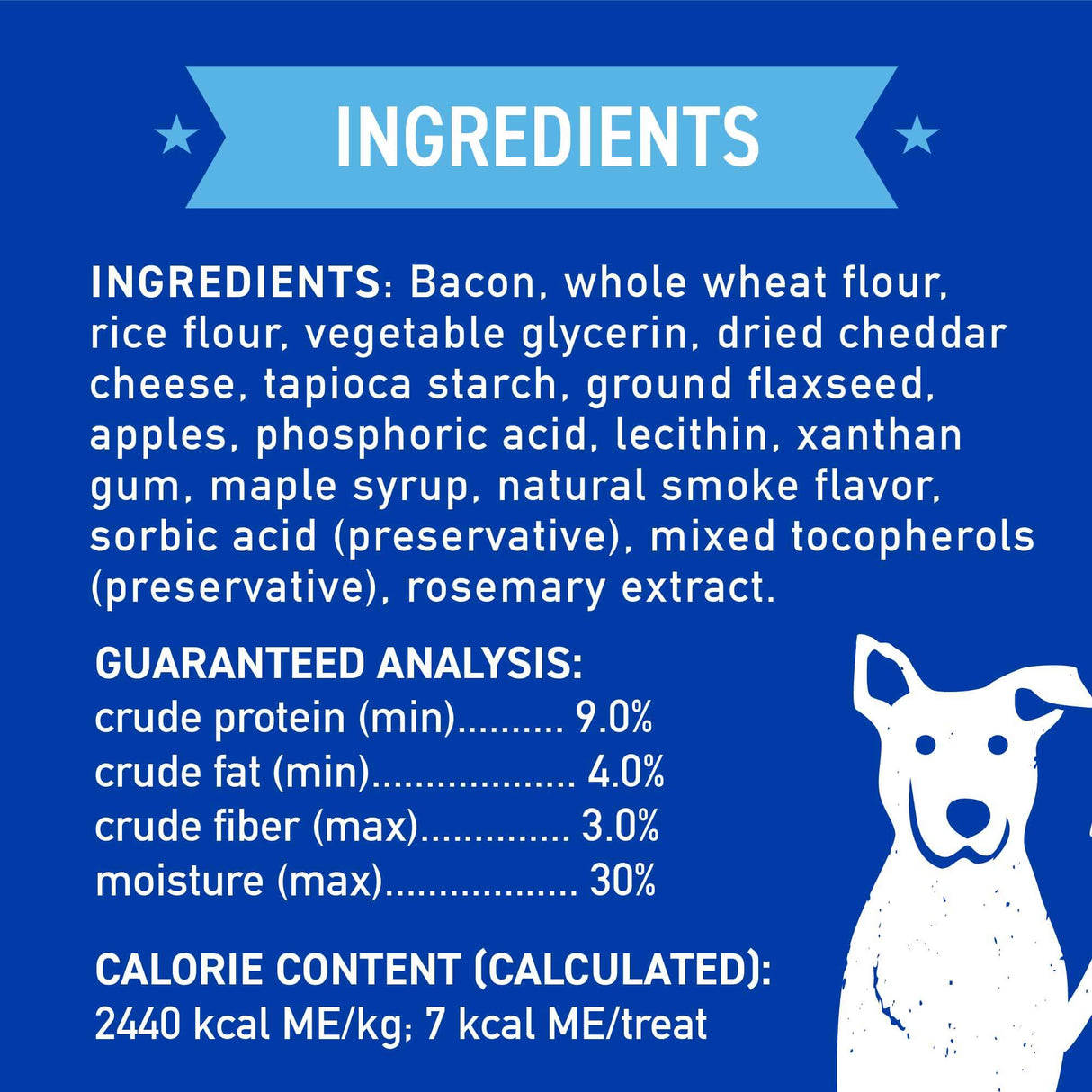 Cloud Star Wag More Bark Less Soft & Chewy Dog Treats with Bacon, Cheese & Apples, 6oz