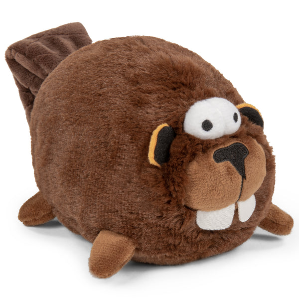 Animated Beaver Squeaky Plush Dog Toy