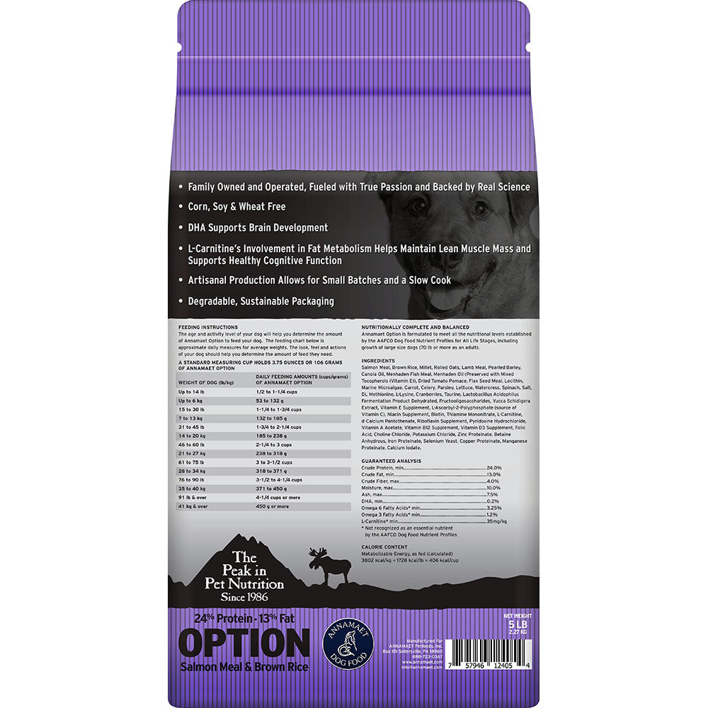 Annamaet Original Option Formula Dry Dog Food