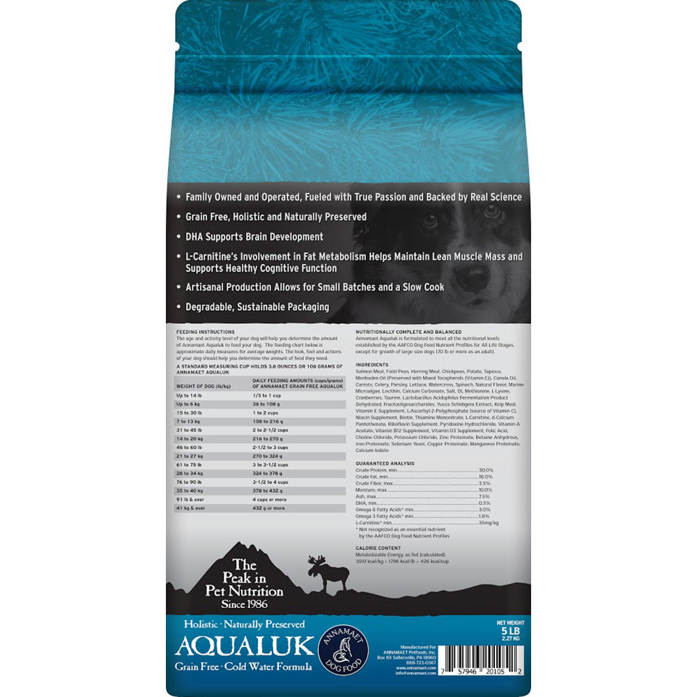 Annamaet Grain-Free Aqualuk Cold Water Formula Dry Dog Food