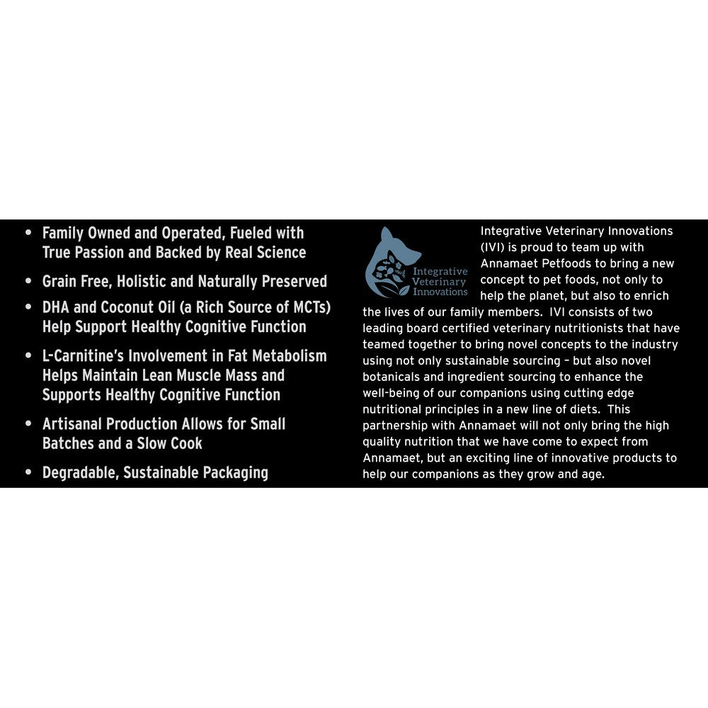 Annamaet Grain-Free Re-juvenate Senior Formula Dry Dog Food