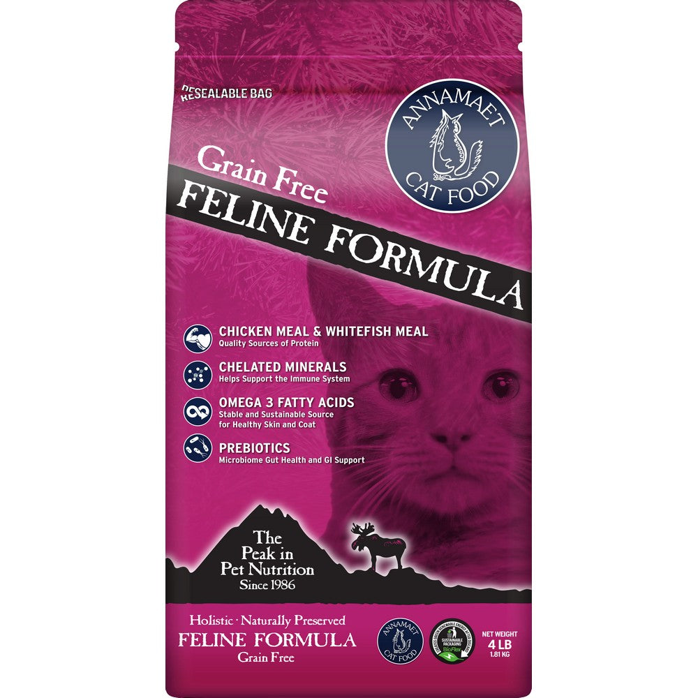 Annamaet Grain-Free Chicken & Fish Feline Formula Dry Cat Food