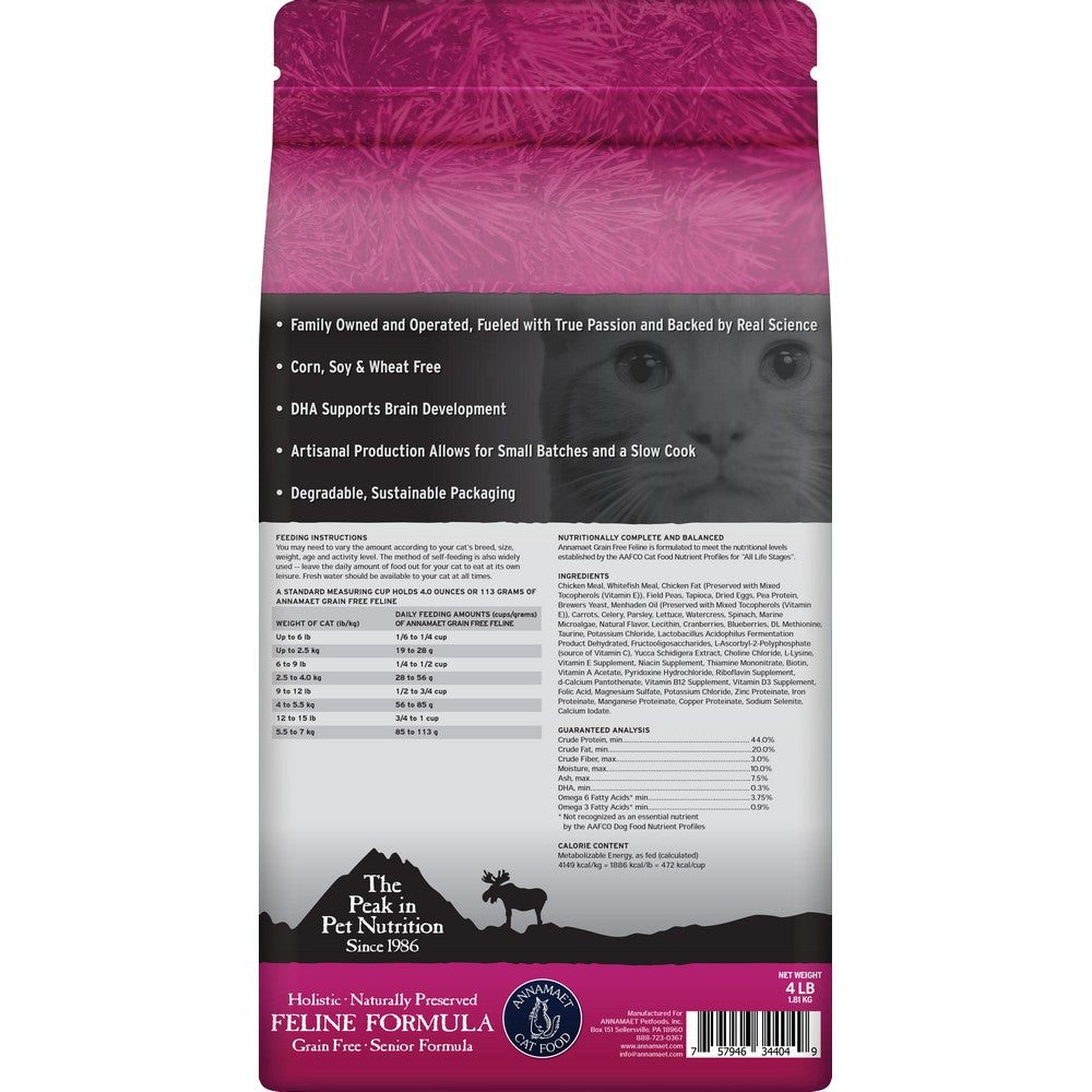 Annamaet Grain-Free Chicken & Fish Feline Formula Dry Cat Food