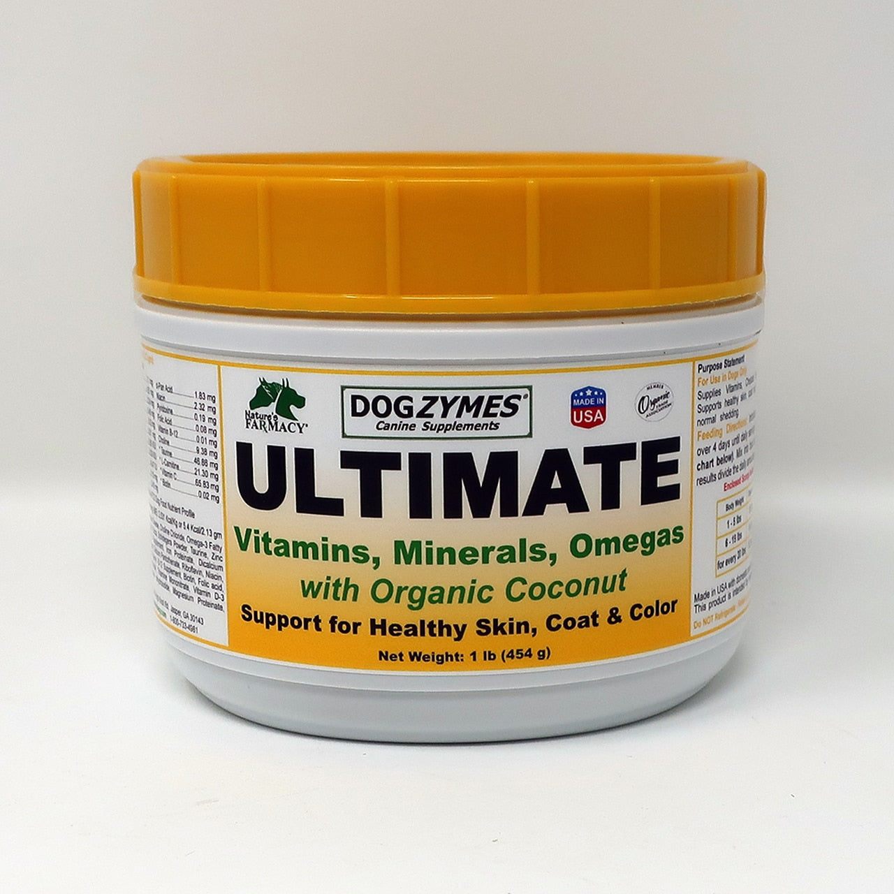 Nature's Farmacy Dogzymes Ultimate Vitamin Supplement For Dogs – White ...
