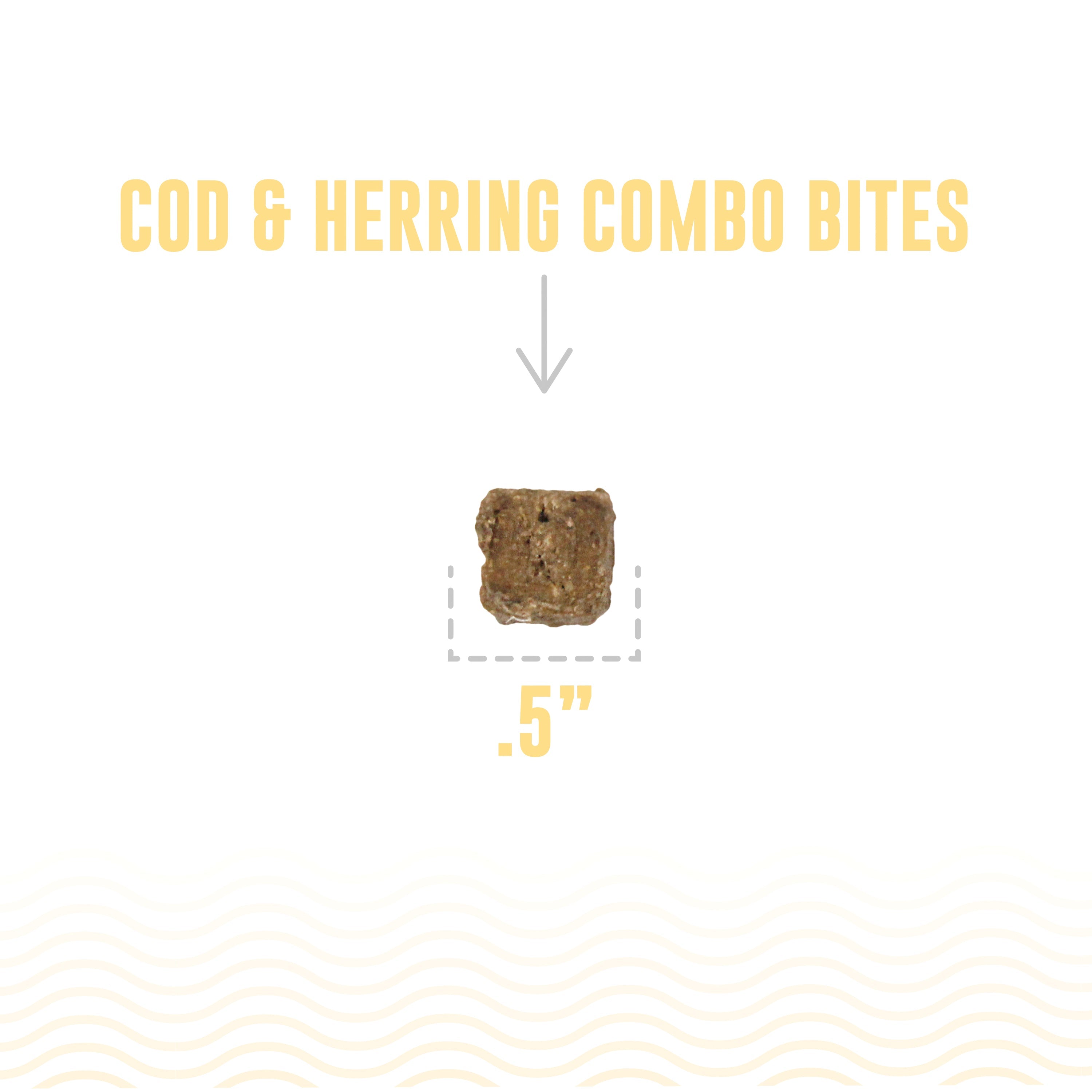 Icelandic+ Combo Bites Cod & Herring Soft Dog Treats, 2.5oz