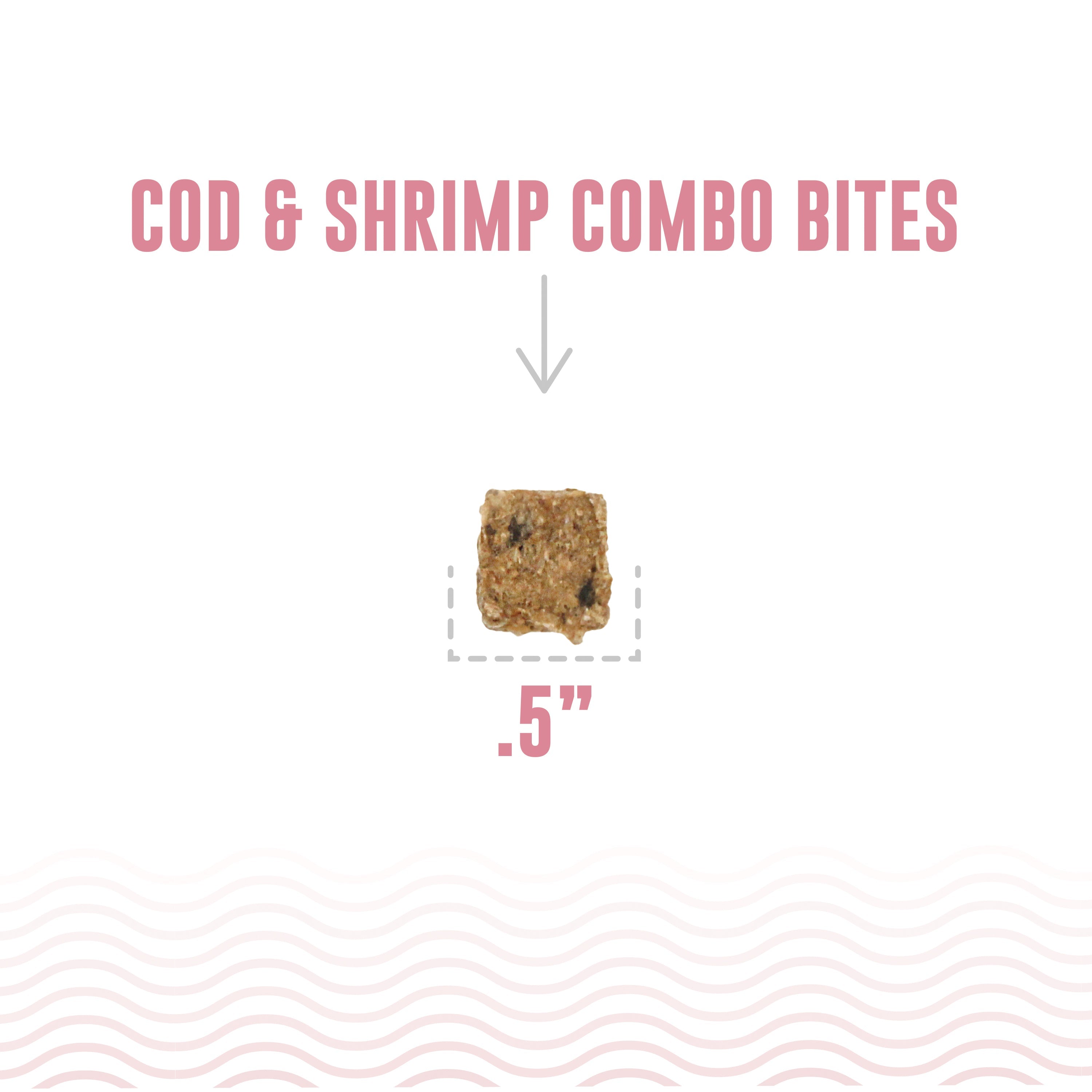 Icelandic+ Combo Bites Cod & Shrimp Soft Dog Treats, 2.5oz