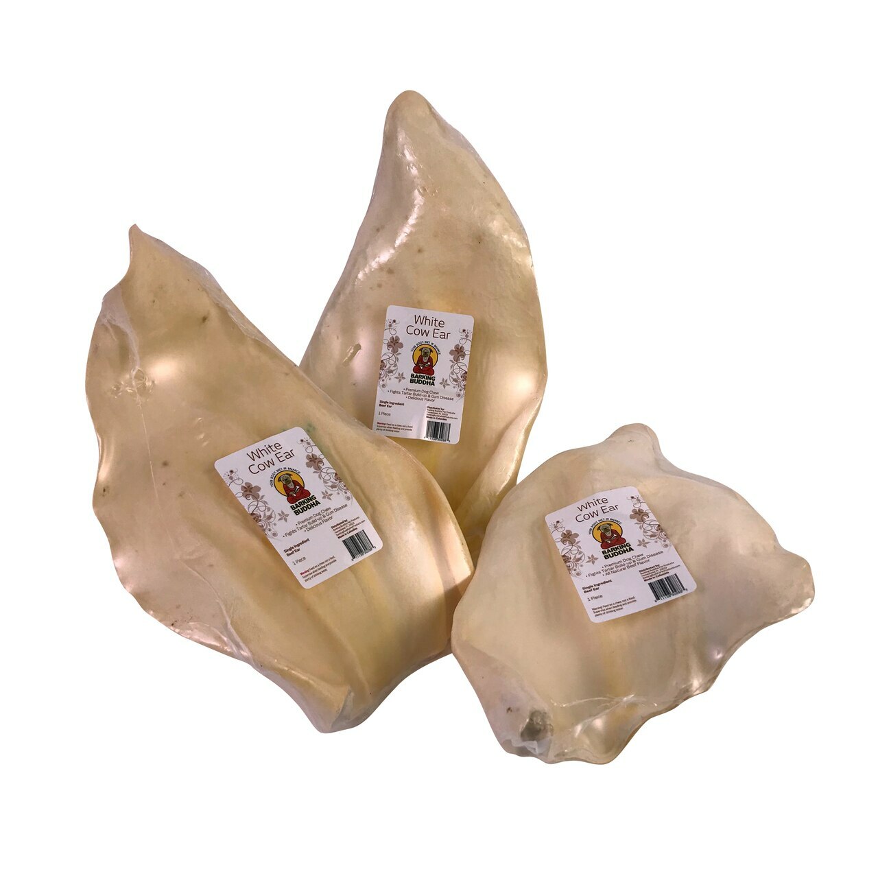 Barking Buddha White Cow Ear Dog Treat