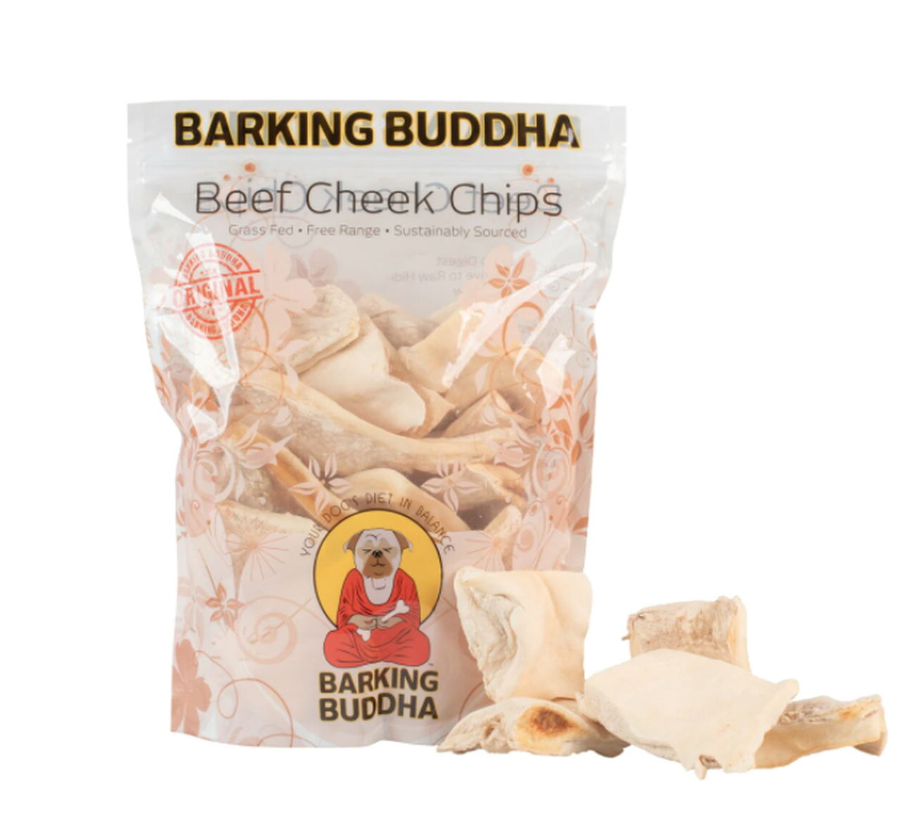 Barking Buddha Beef Cheek Chips, 1lb