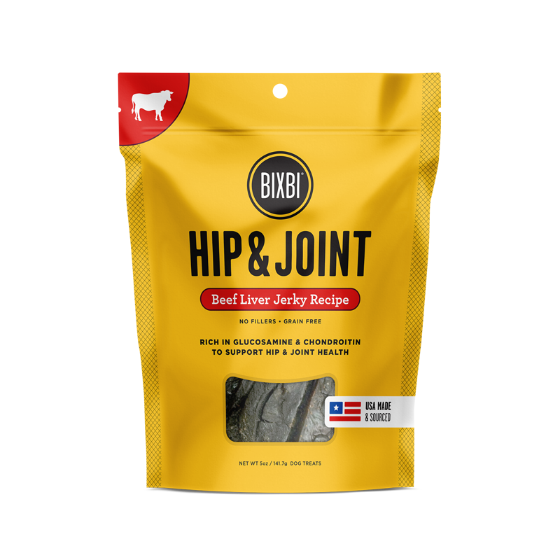 Bixbi Hip & Joint Beef Liver Jerky Dog Treats