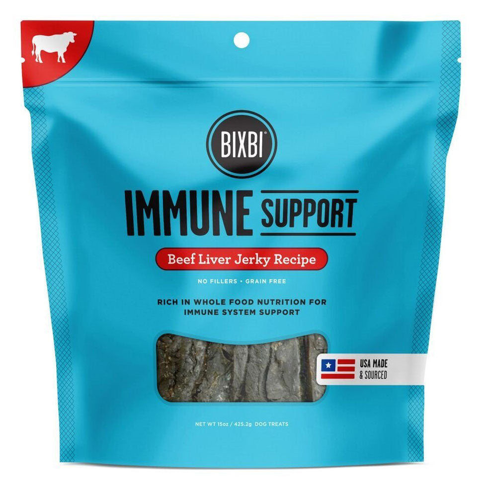 Bixbi Immune Support Beef Liver Jerky Dog Treats