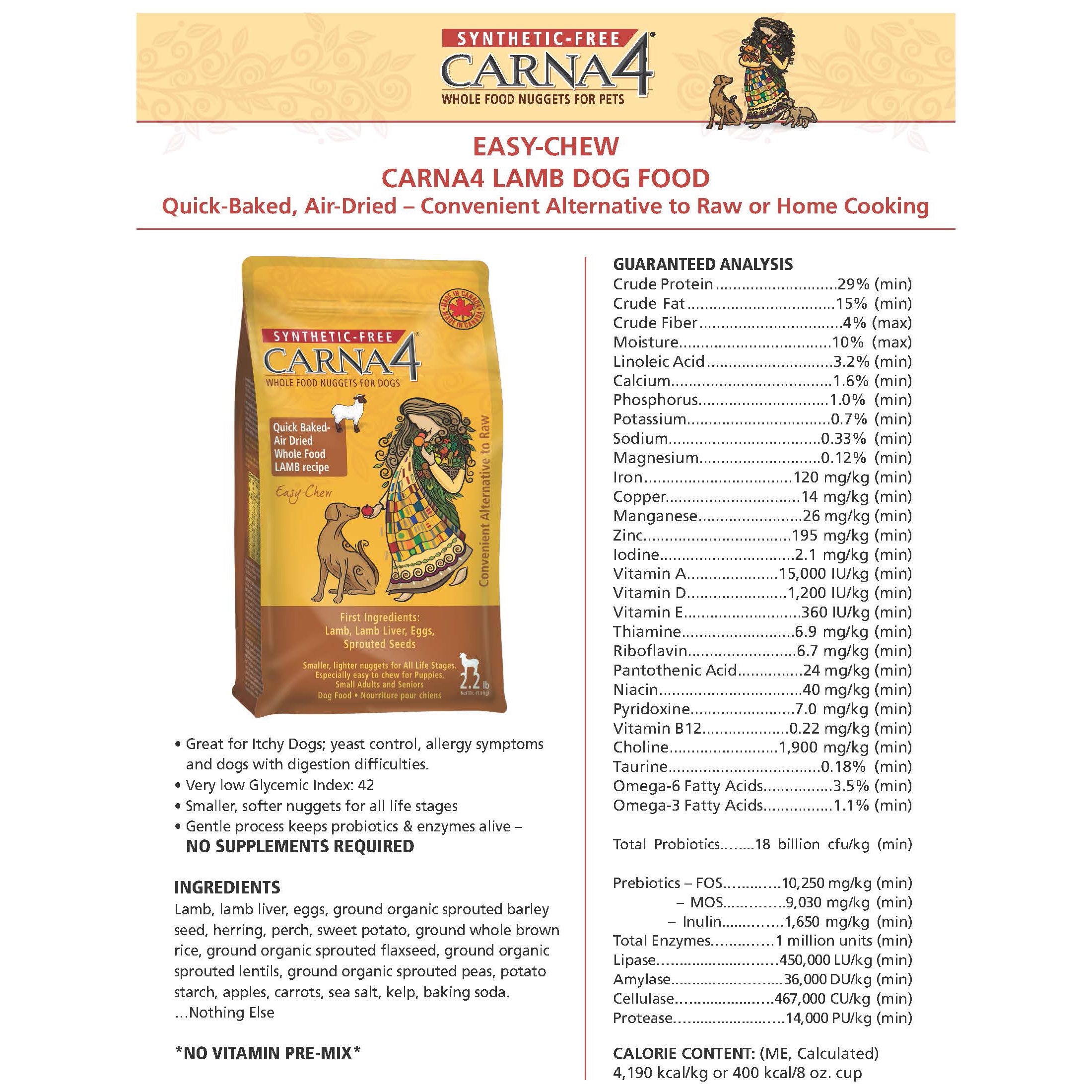 Carna4 dog food store reviews