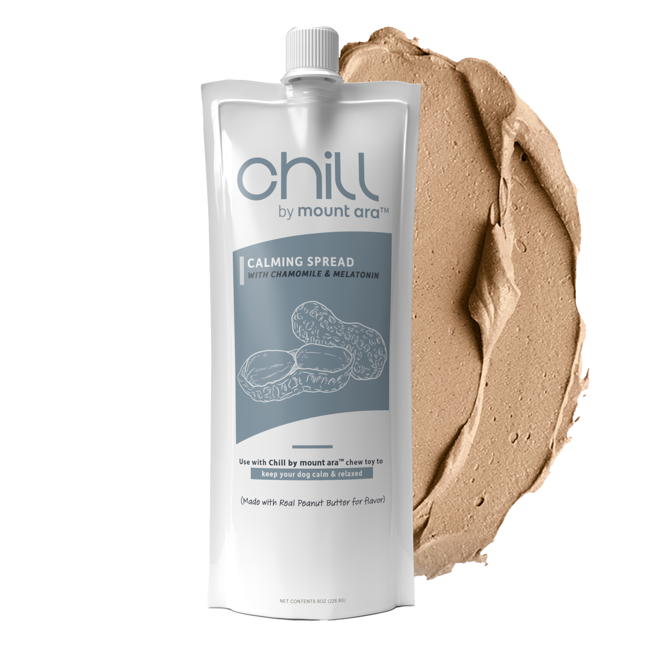 Mount Ara CHILL Mat Kit with Calming Peanut Butter Spread For Dogs
