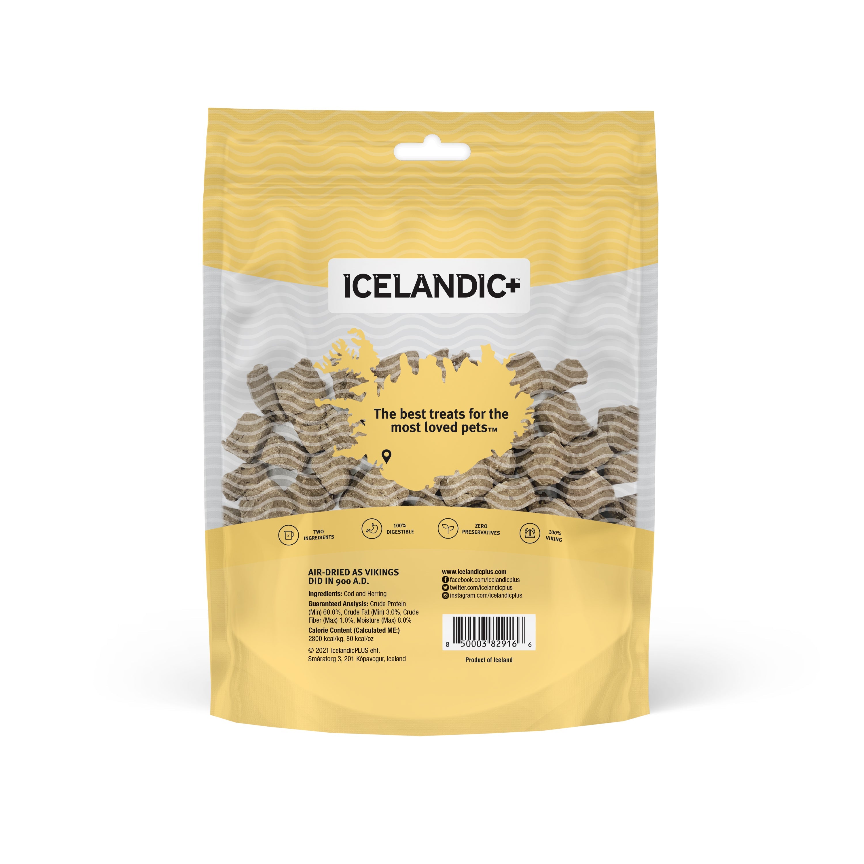 Icelandic+ Combo Bites Cod & Herring Soft Dog Treats, 2.5oz