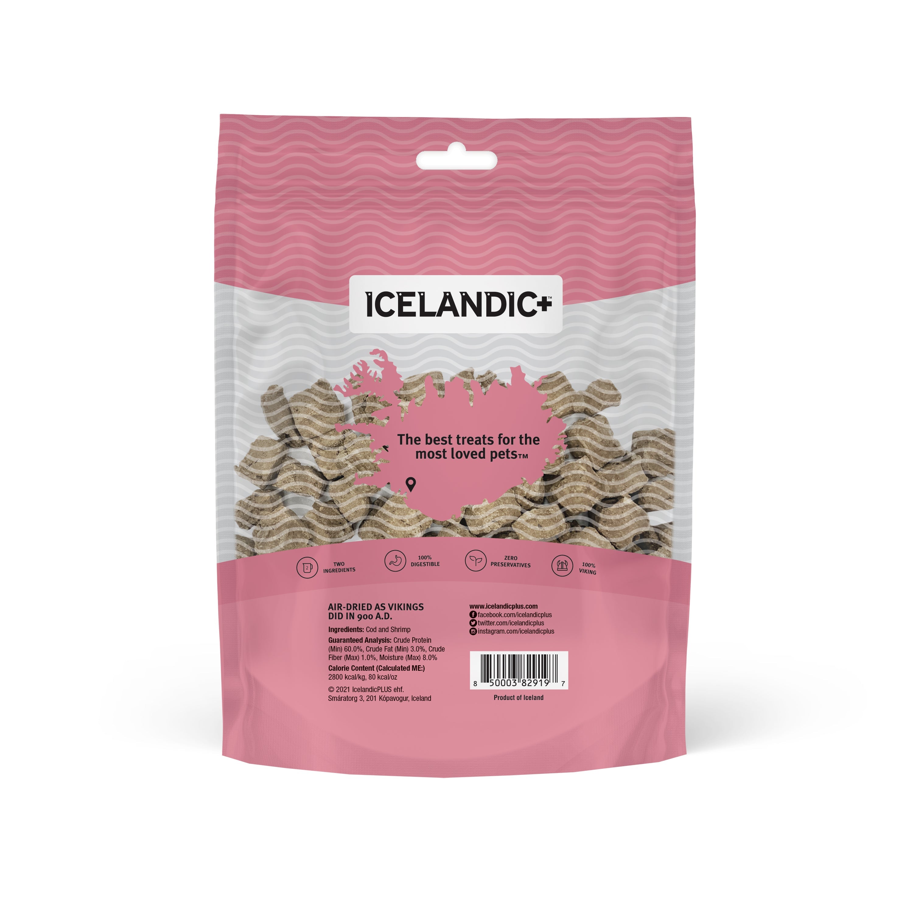 Icelandic+ Combo Bites Cod & Shrimp Soft Dog Treats, 2.5oz