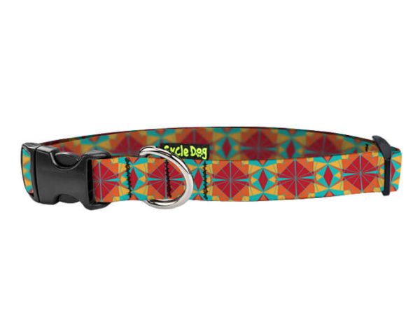 Cycle Dog USA EcoWeave SkinnyWidth Dog Collar, Small