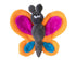 Cycle Dog USA Duraplush Butterfly Plush Dog Toy, Assorted Colors