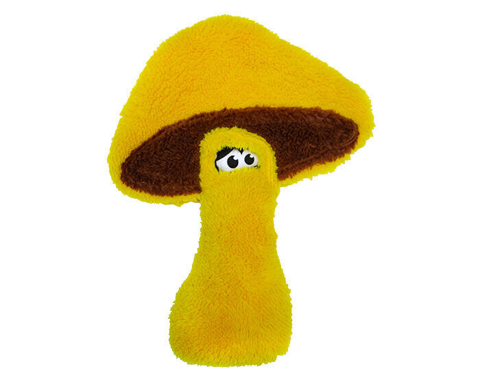 Cycle Dog USA Duraplush Mushroom Plush Dog Toy, Assorted Colors