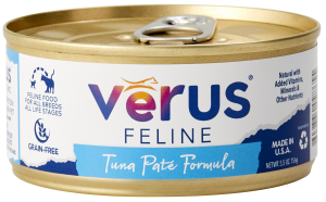 VéRUS Grain Free Tuna Pate Canned Cat Food, 24/5.5oz Cans