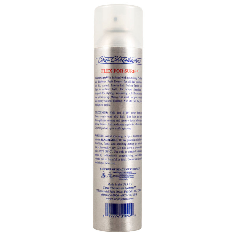 Chris Christensen Flex For Sure Coat Spray for Dogs, 10oz
