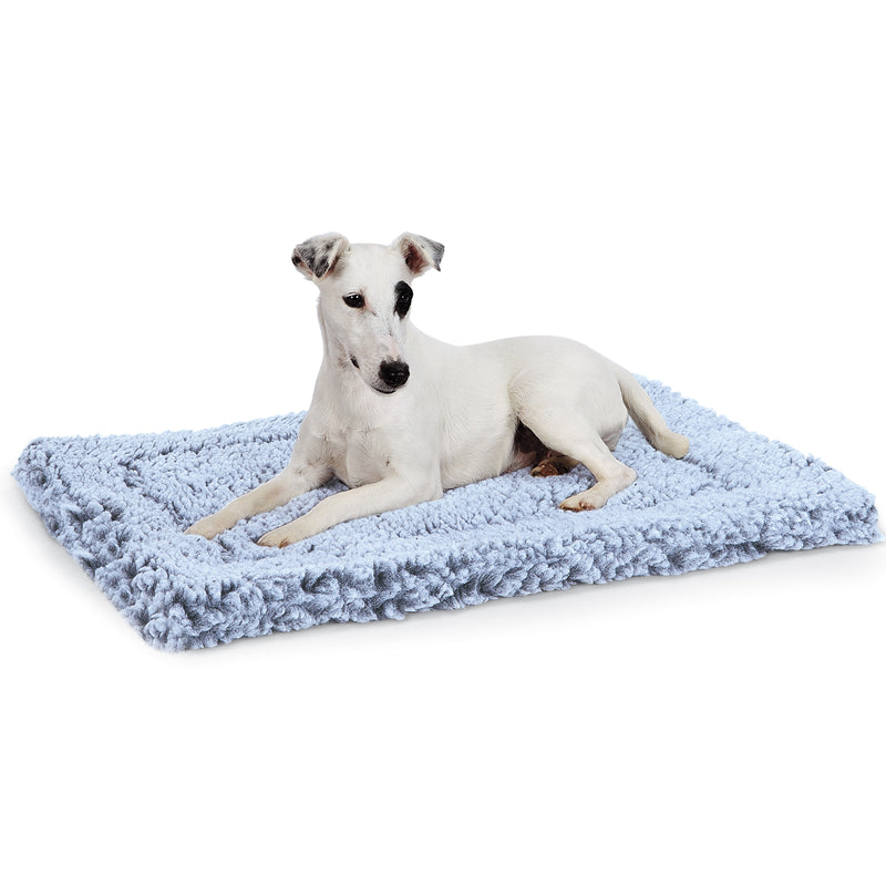 HuggleHounds HuggleFleece Mat Dog Bed, Grey