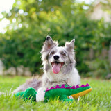 ZippyPaws Grunterz Plush Dog Toy, Alvin the Alligator
