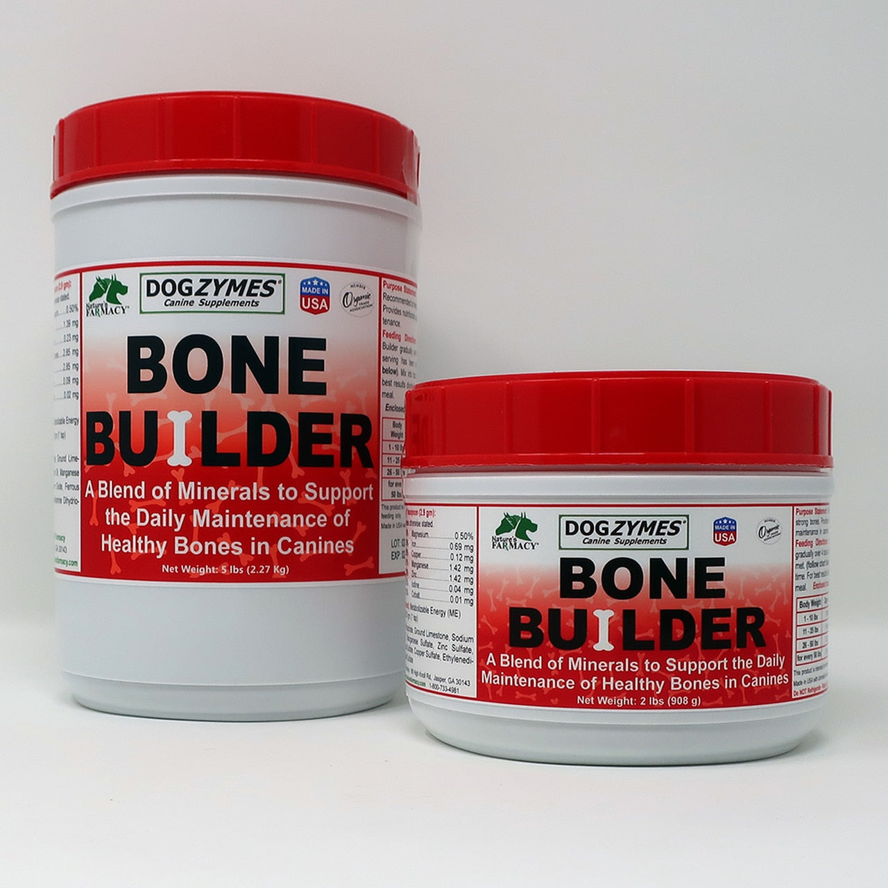 Nature's Farmacy Dogzymes Bone Builder Supplement For Dogs, 2lb